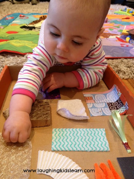 DIY sensory board for babies