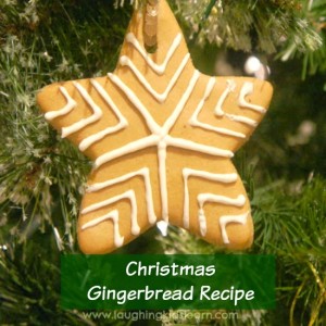 Christmas Gingerbread Recipe you can make with kids. It's egg free too.