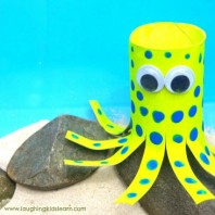 Blue Ringed octopus craft for kids
