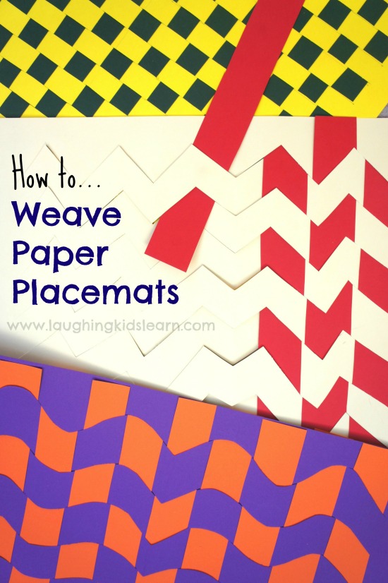 How to Weave Paper Placemats