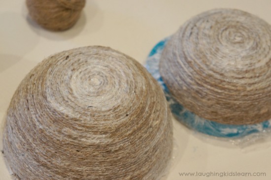 String bowl drying