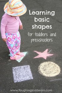 Learning basic shapes for toddlers and preschoolers