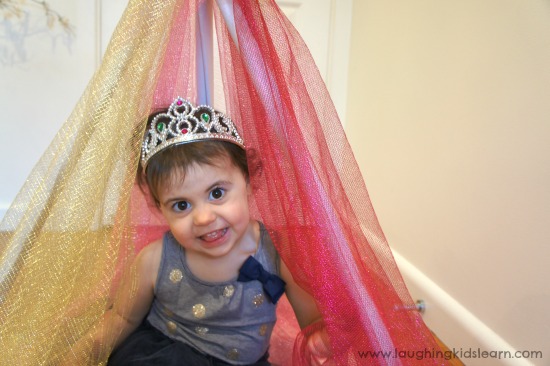 Fairy princess no sew castle for kids