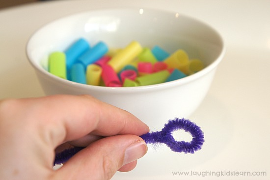 pipecleaner for threading