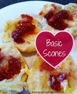 Basic scone recipe kids can make