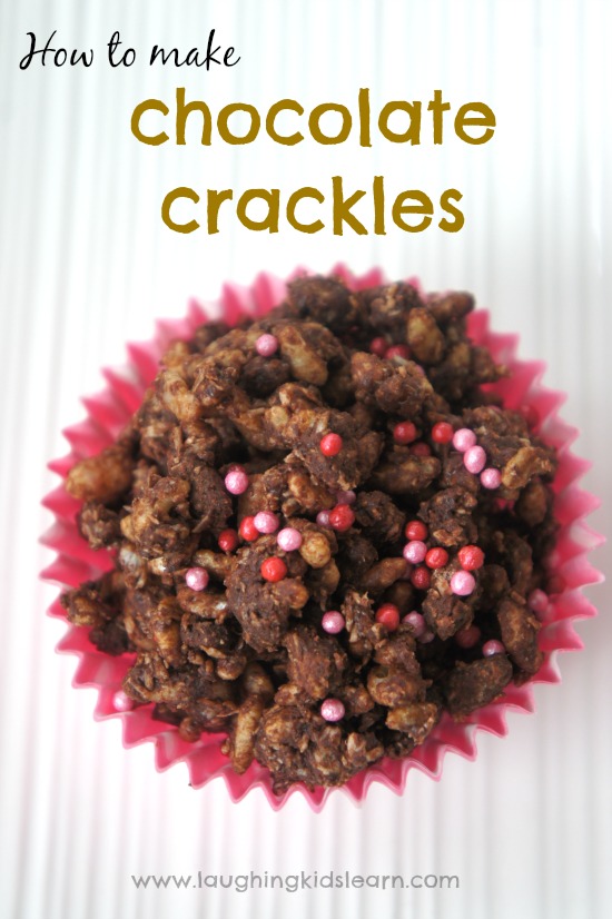 How to make chocolate crackles for kids. Great food treat to have at kids parties. 