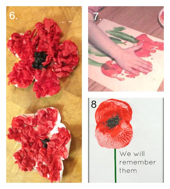 simple poppy crafts for remembrance day