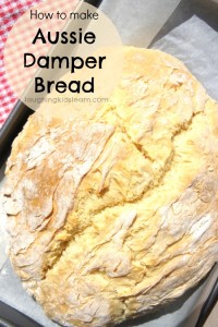 how to make Aussie damper bread for Australia Day