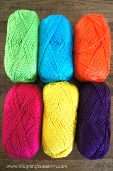 Wool or yarn wrapping