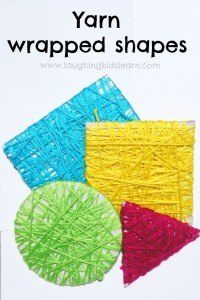 Yarn wrapped shapes