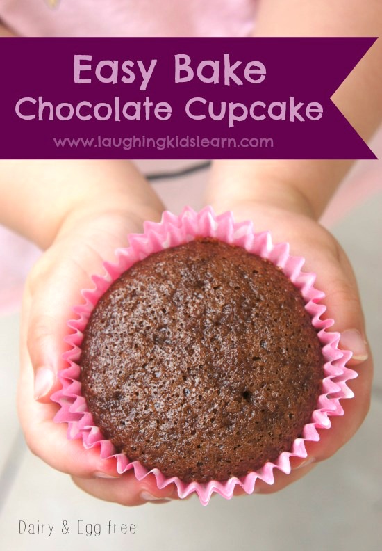 Easy to bake with kids chocolate cupcakes