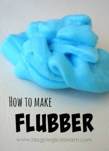 Make flubber recipe for kids the easy way.