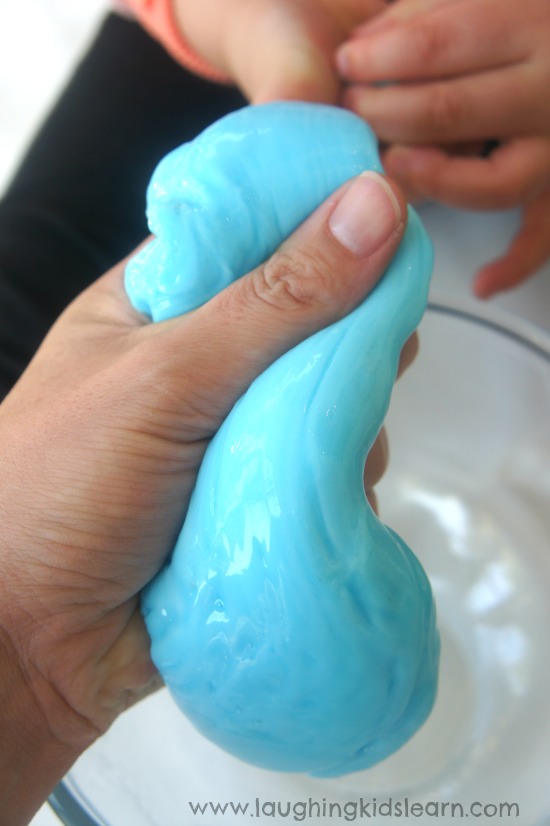 Stretchy flubber fun for kids