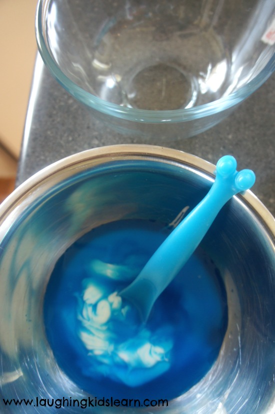 Making flubber recipe at home