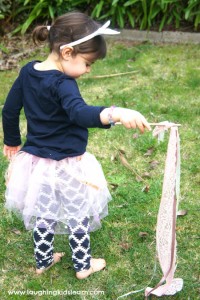 pretty twirling ribbon wands