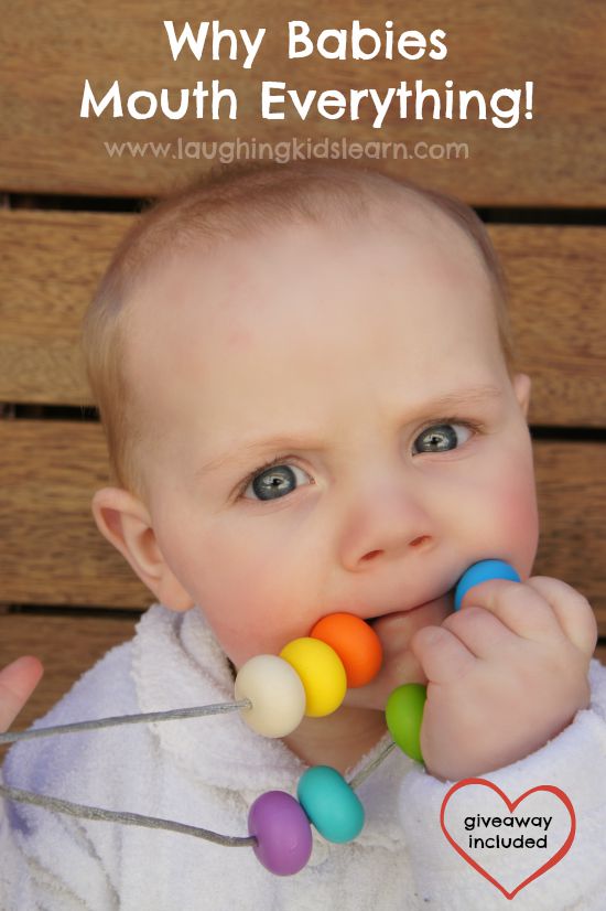 Why Babies mouth everything and giveaway