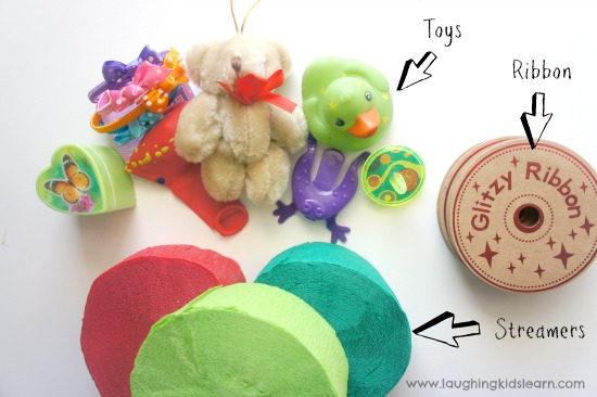 Tiny toys for in Christmas ornament
