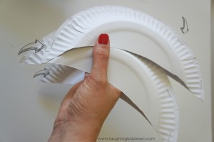 attaching paper plates