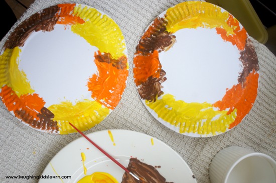 painted paper plates