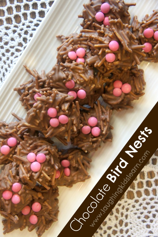 Chocolate bird nests your kids can make at home