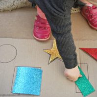 Colour and shape matching activity