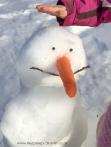 Do you want to build a frozen snowman with kids. Here is how to do it.
