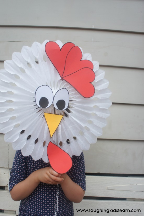Chinese new year simple rooster craft