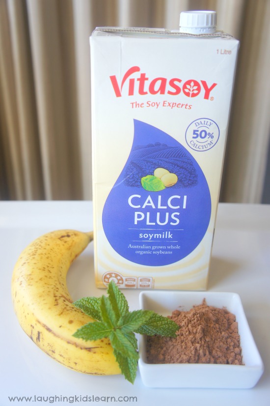 ingredients for vitasoy smoothie