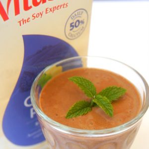 Vitasoy choc mint smoothie