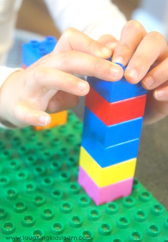 Build LEGO Duplo tower for game