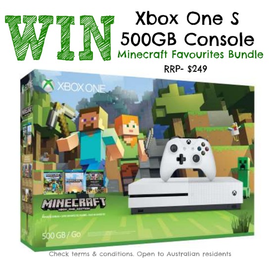 xbox one s giveaway with minecraft