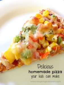 Delicious homemade pizzas your kids can make