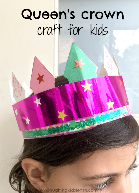 Queen's Crown craft for kids