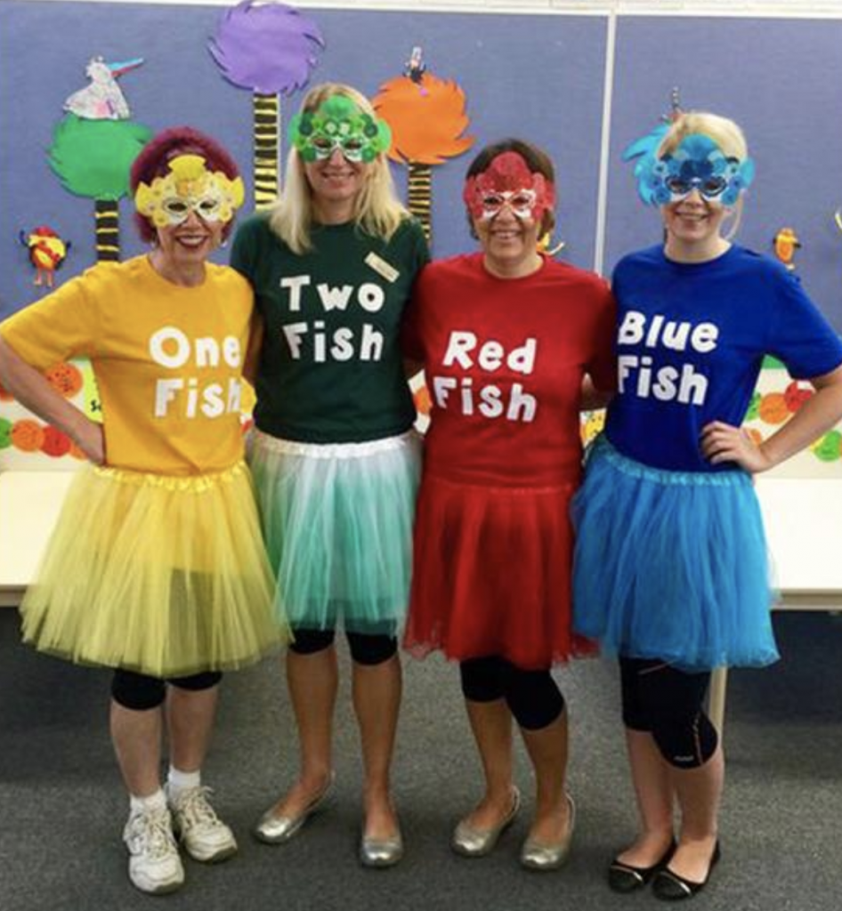 teacher group costume ideas one fish two