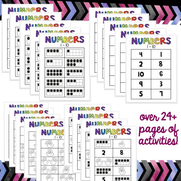 over 25 activities for counting with children and students
