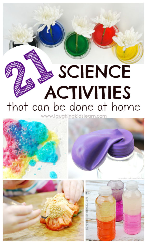 Simple science activities kids can do at home. Great for homeschooling, indoors and isolation fun. #simplescience #sciencefun #kidsscience #homeschooling #homeschoolingscience #scienceactivities #scienceathome