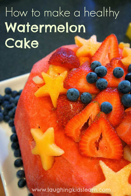 How to make a healthy watermelon cake
