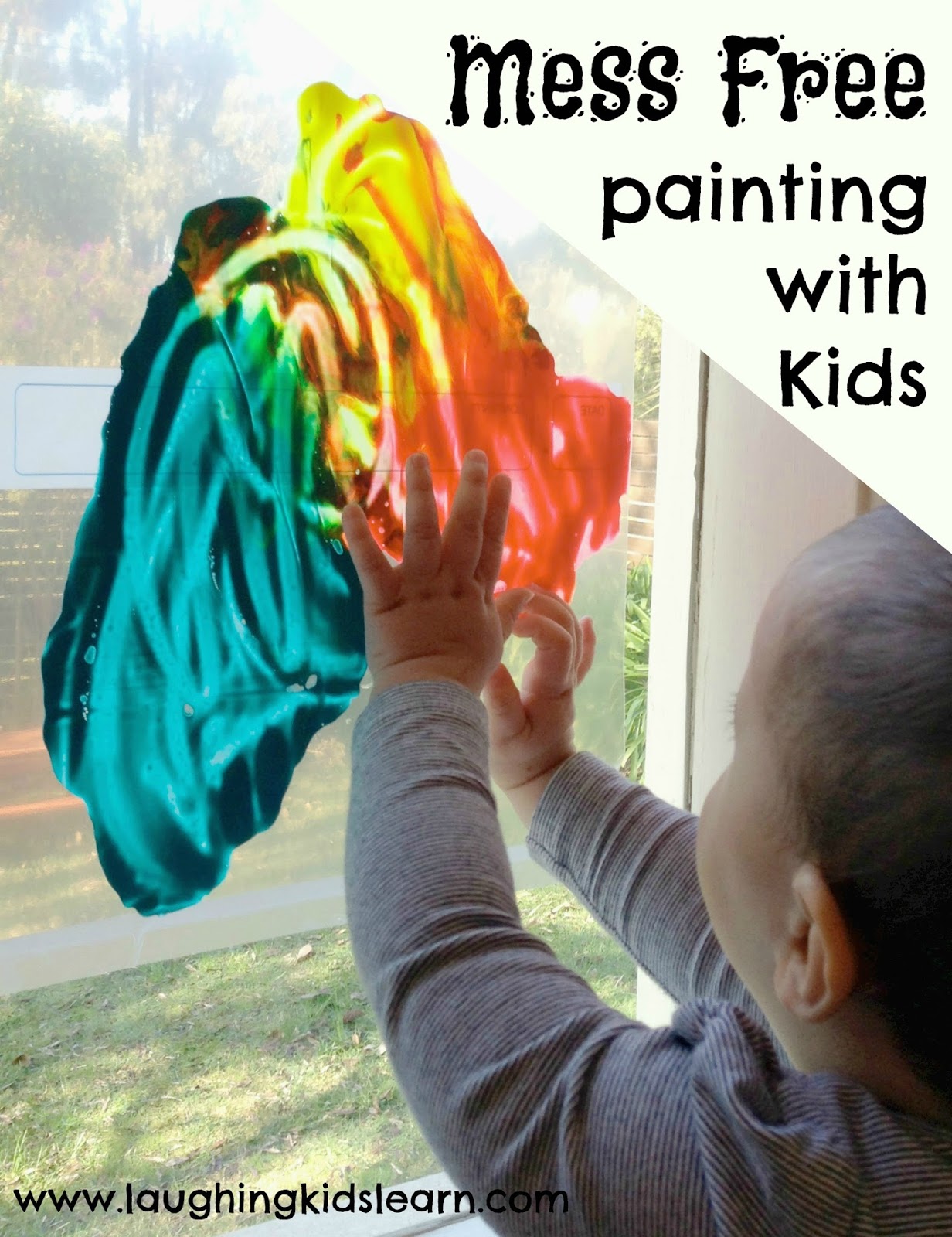 No-Mess Finger Paint Activity - Teaching Littles